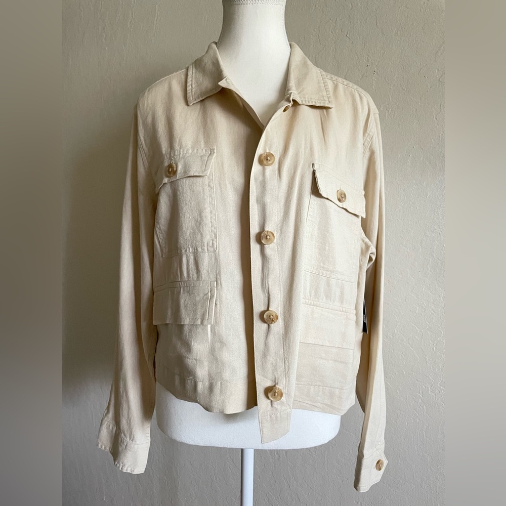 Lucky Brand Linen classic jacket